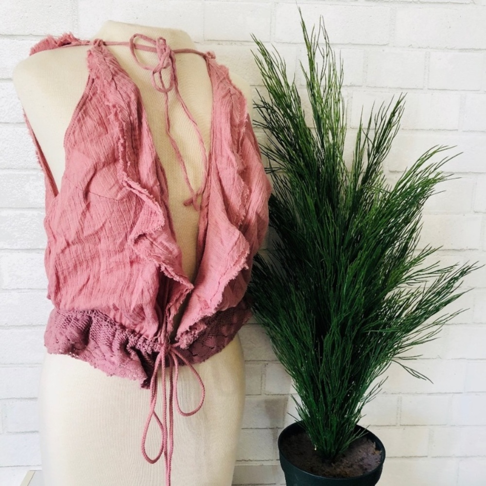 💕🤍Free People RARE Festival Boho Crochet 🤍💕 - Picture 2 of 6